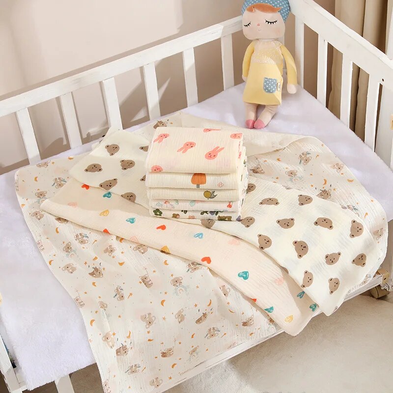 Muslin Swaddle Wrap - Одеяло для новорожденных, хлопковое муслиновое пеленальное