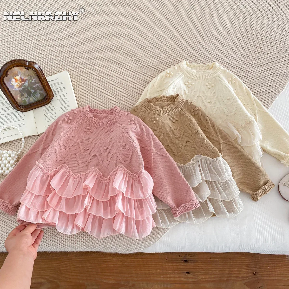 Baby Clothing In Japan - Весенний детский модный верхний свитер для