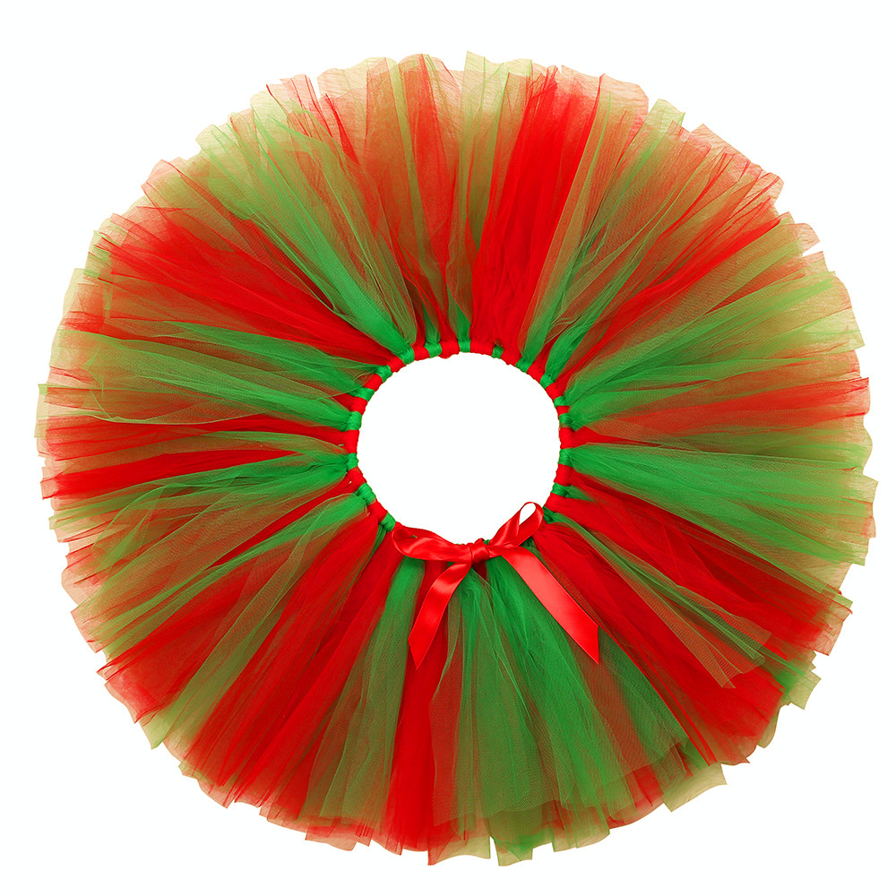 Baby Tutu Skirt - Рождественская юбка-пачка с эльфом для девочек