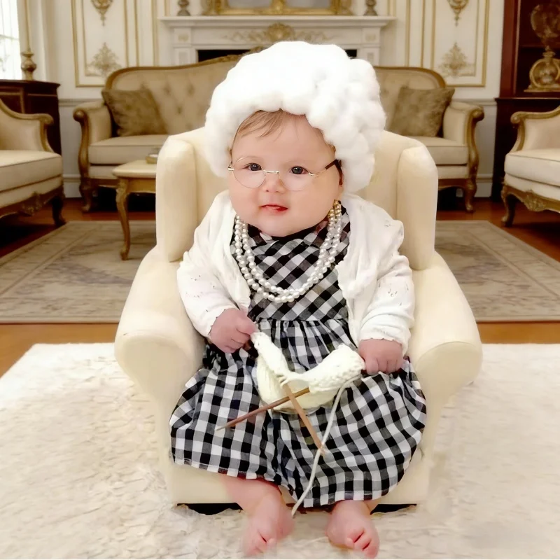 Baby Clothing On Sale - Реквизит для фотосессии новорожденных: костюм бабушки