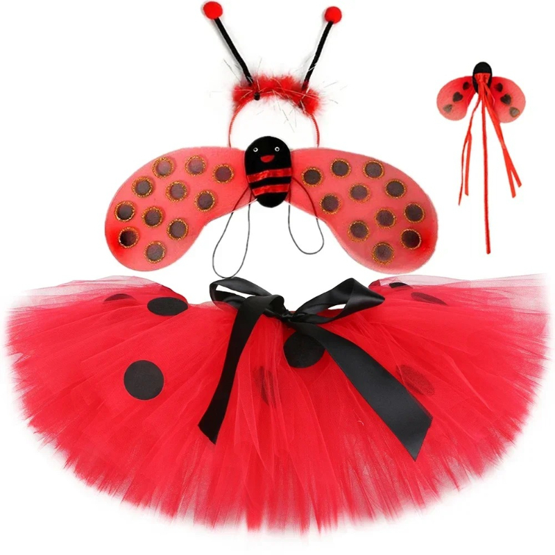 Baby Tutu Skirt - Детская юбка-пачка «Божья коровка» для девочек,