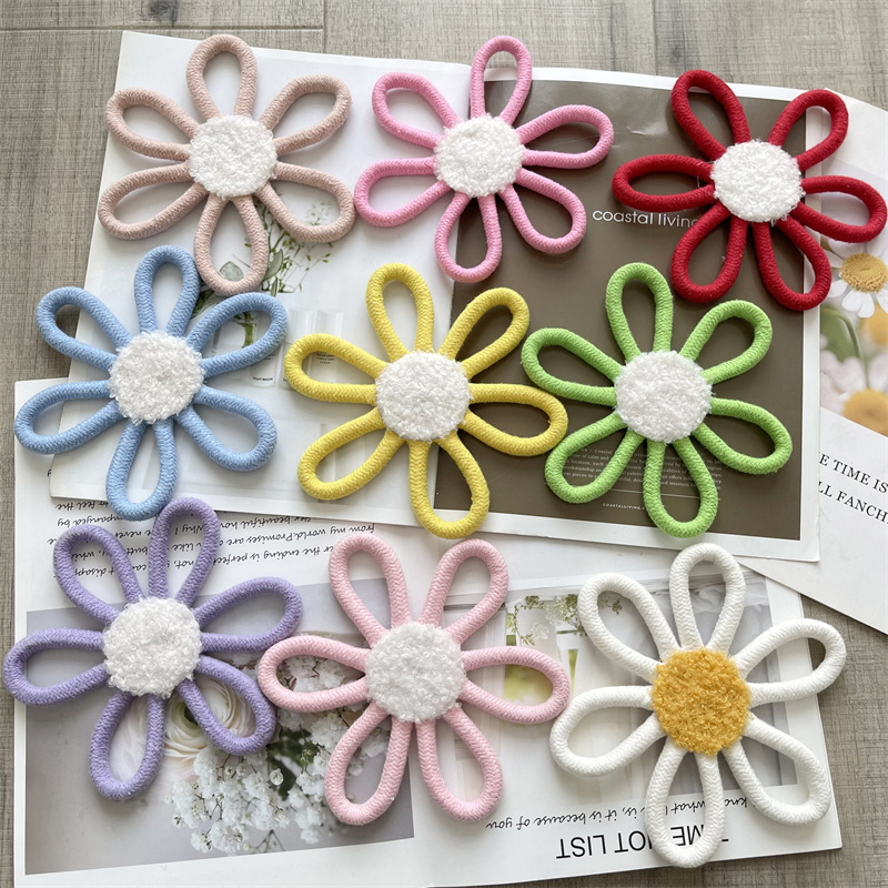 Baby Clothing Material - Хлопковая веревка, плетеная ромашка, цветок, настенное