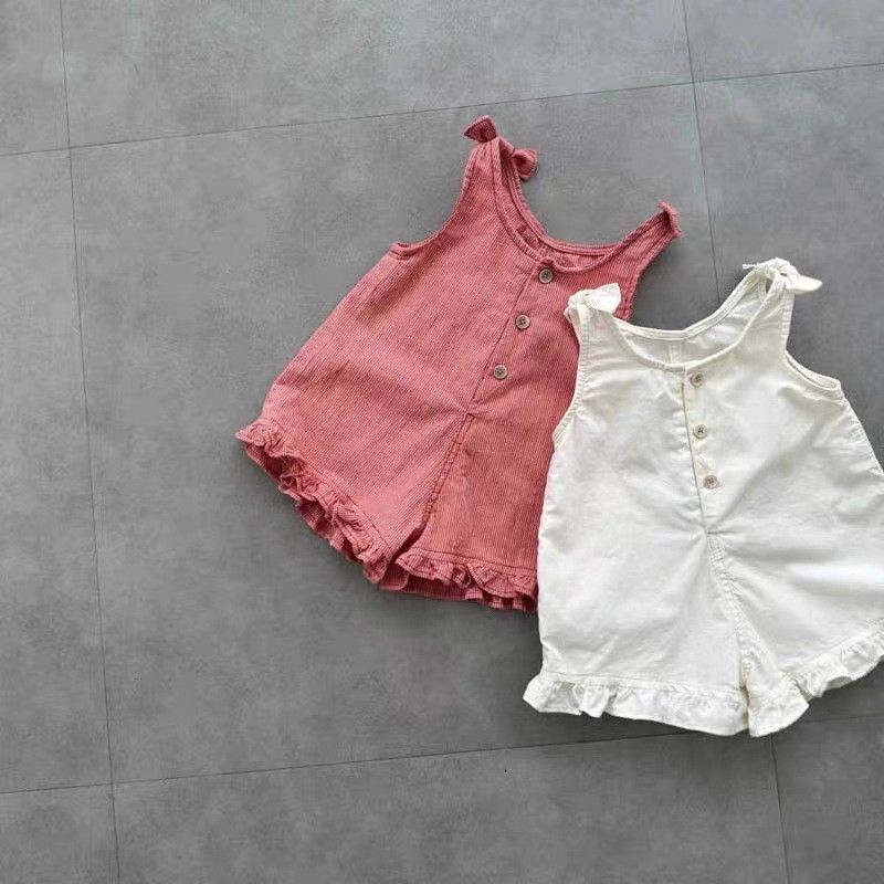 Baby Clothing Discount - Летний комбинезон для девочек HY2831 с