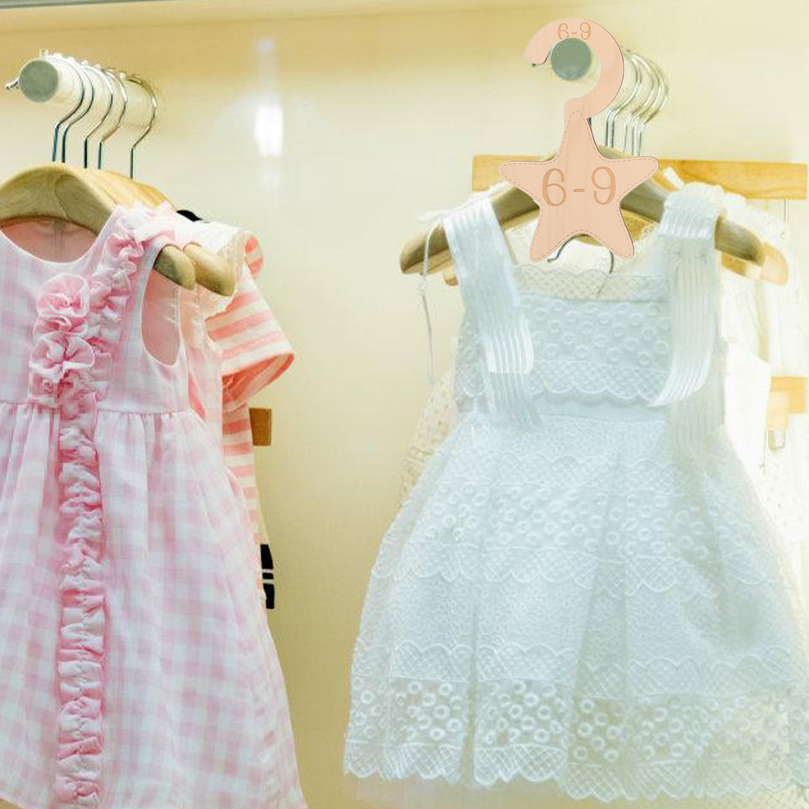 7 шт. деревянных разделителей  – обзор и цена Baby Clothing Wardrobe