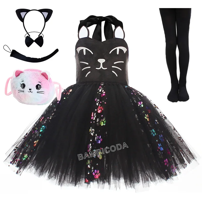 Хэллоуин животное кошка коспле – обзор и цена Baby Tutu Skirt