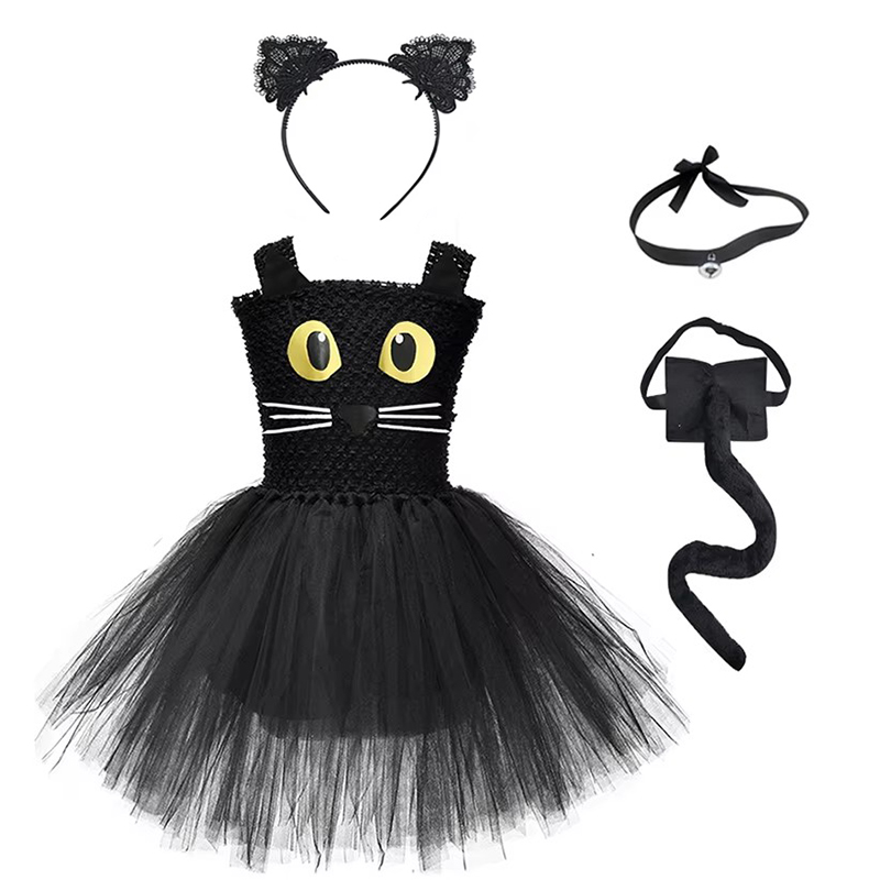 Платье-пачка с черной кошкой д – обзор и цена Baby Tutu Skirt