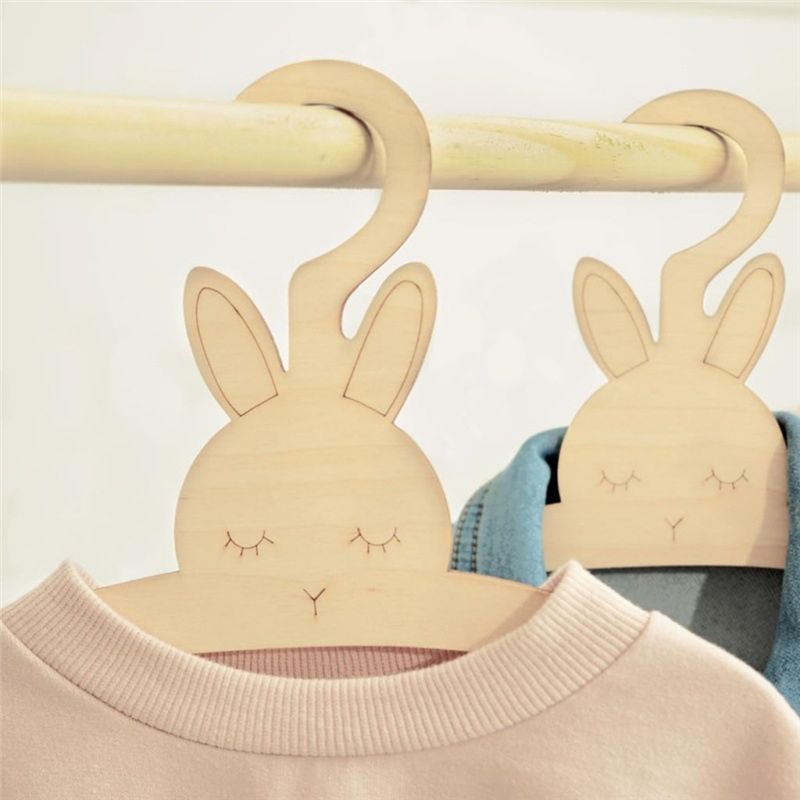 20 шт. милых деревянных настен – обзор и цена Baby Clothing Hanging Rack