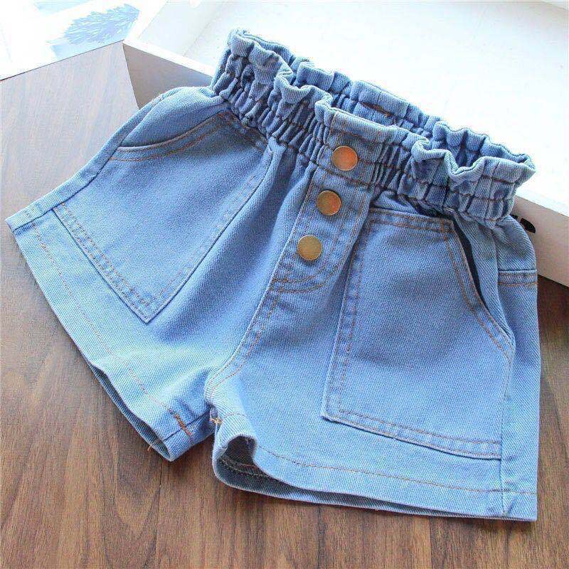 Летние джинсовые шорты для дев – обзор и цена Baby Clothing Korea