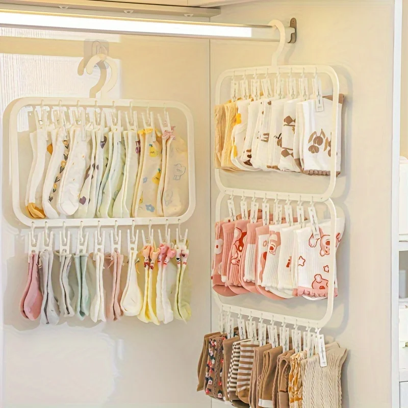 Многофункциональная вешалка дл – обзор и цена Baby Clothing Hanging Rack