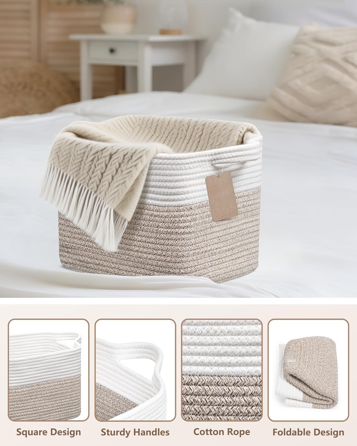 Маленькая тканая корзина для х – обзор и цена Baby Clothing Basket