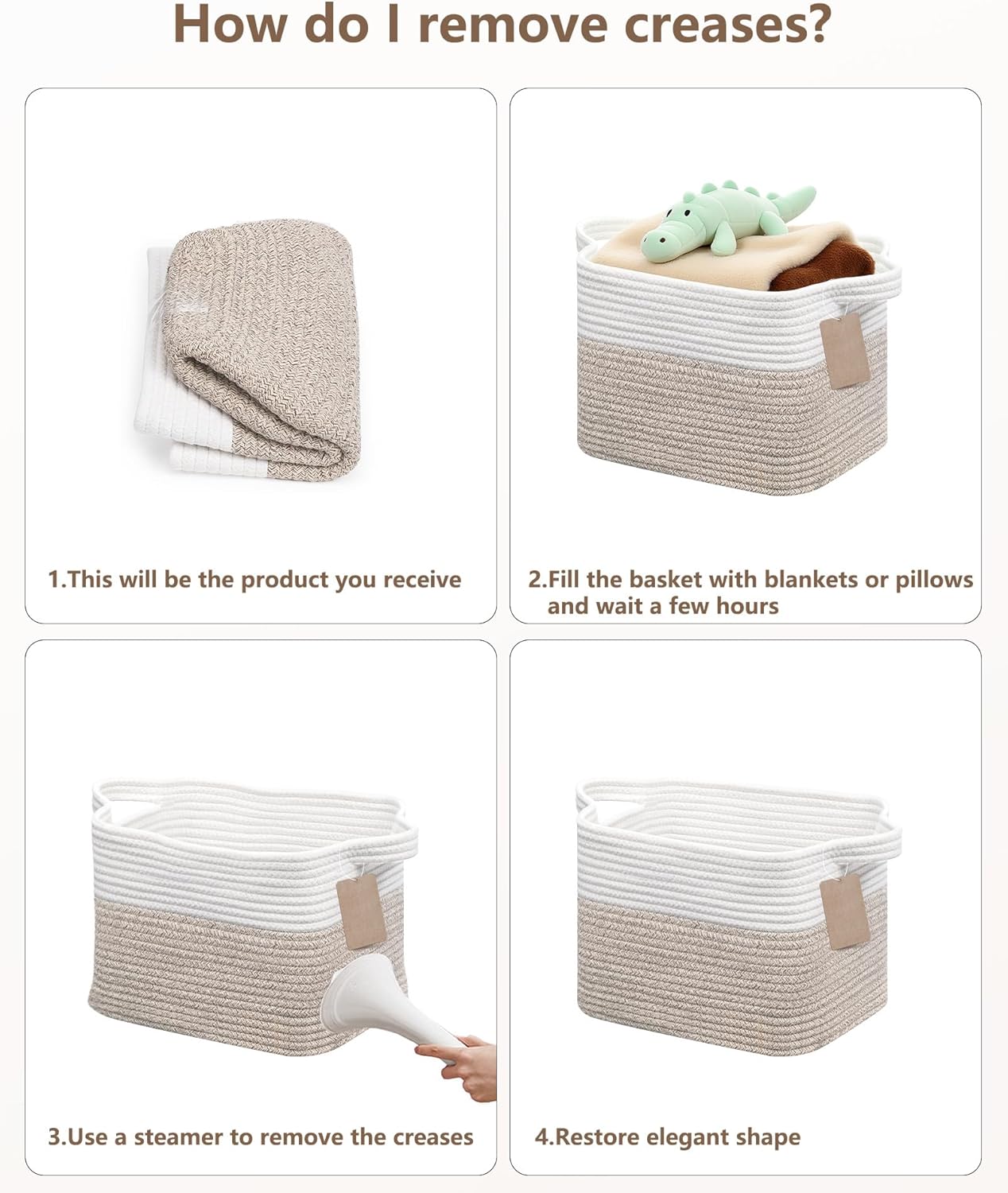 Маленькая тканая корзина для х – обзор и цена Baby Clothing Basket
