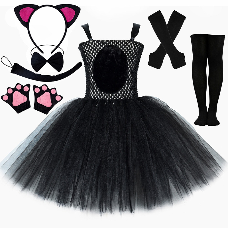 Платье-пачка для девочек с чер – обзор и цена Baby Tutu Skirt